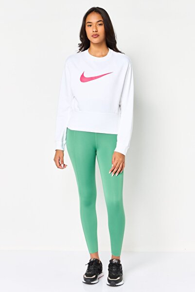 Nike Women Sportswear Fit Long Sleeve Outdoor Sweatshirt, White