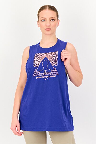 Nike Women Dri Fit Sleeveless Training Tank Top, Purple