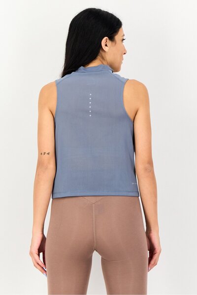 Nike Women Dri-Fit Sleeveless Training Tank Top, Grey