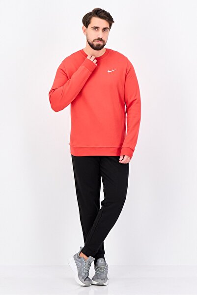 Nike Men Sportswear Fit Long Sleeve Outdoor Sweatshirt, Red