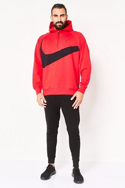 Nike Men Sportswear Fit Long Sleeve Outdoor Hoodie, Red