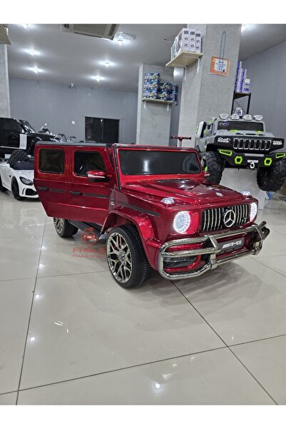 Fable Lisanslı Mercedes G63 24 Volt! 4X4, Yumuşak Lastik, Çift Kişilik, Bluetooth Müzikli Akülü Araba!
