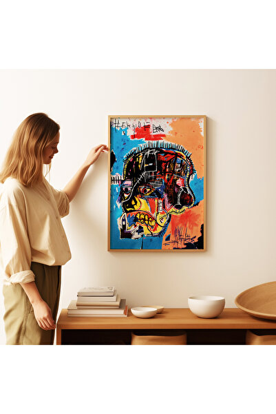 ARTHOUSECOLLECTIVE Jean-Michel Basquiat Poster - Painting Dimensions Frameless Poster