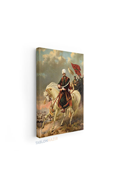 tablonhazır Dikey Kanvas Tablo Salon Duvar Tablosu Yavuz Sultan Selim Yeni Ev...