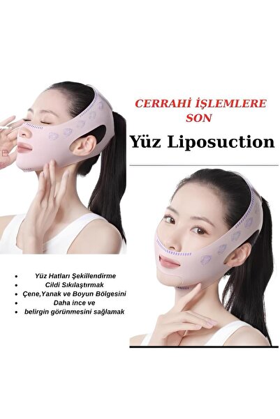 ozbience Yüz ve Boyun Şekillendirme Korse, Gıdı ve Yanak Toparlayıcı Band