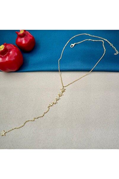 Opia Takı & Aksesuar Gold Star Y Necklace