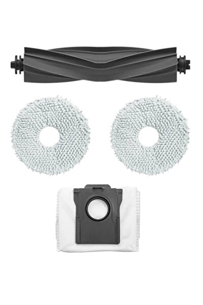 ROPALDE Dreame L10S Pro Ultra Head (Rll82Ce) Robot Vacuum Cleaner Compatible Mop Cloth 4-Piece Spare Parts Set