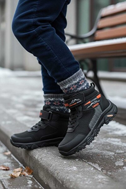 HİGHRUN Unisex Çocuk Suya ve Soğuğa Dayanıklı Kışlık Bot