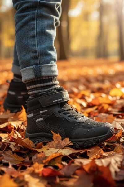HİGHRUN Cizme de iarnă unisex pentru copii, rezistente la apă și frig