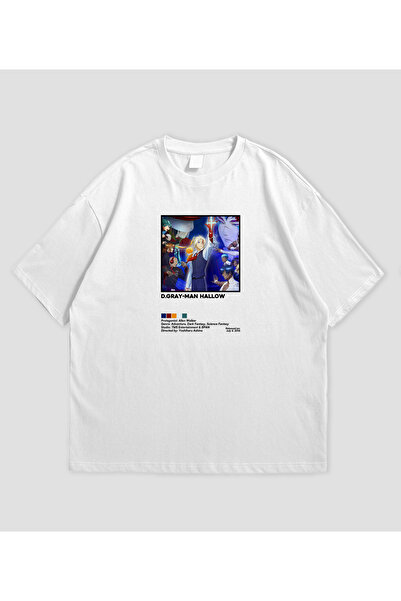 SVART WEAR D Gray Man Hallow Anime Баскли Овърсайз Унисекс Тениска