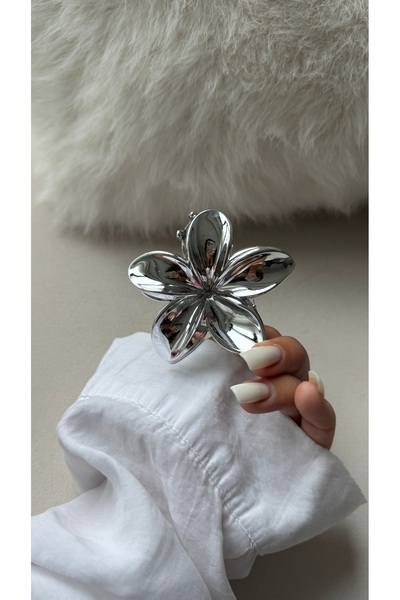 YOYYO Women's Lotus Metallic Buckle Colorful Latch Buckle Hair Accessories Colorful Model