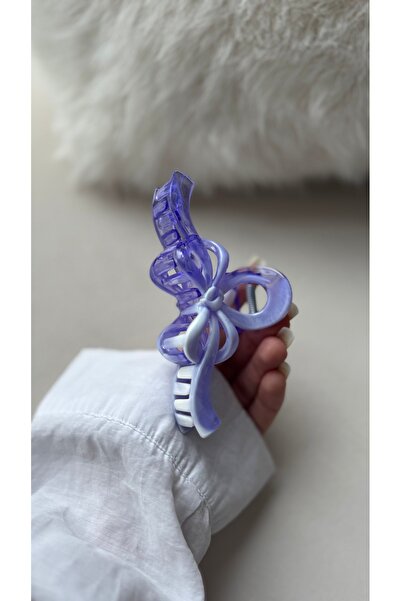 YOYYO Agrafă de păr colorată cu model de agrafă cu fundă colorată pentru femei