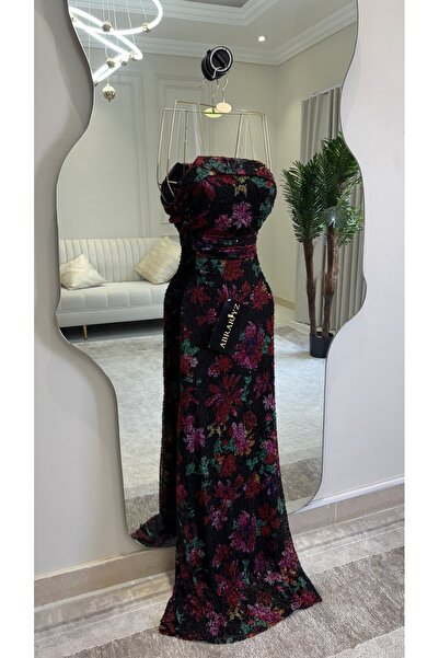 ABRARYZ Floral patterned evening dress