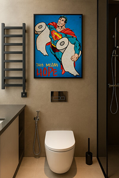 Koi Art Design Siyah Çerçeveli Tek Parça Modern Temalı Yüksek Kalite UV Baskl...