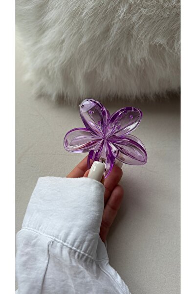 YOYYO Transparent Lotus Hairpin Floral Model Hairpin Women's Hairpin Accessory