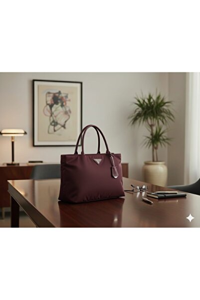 Butik حقيبة كتف رياضية بسيطة من قماش المظلة