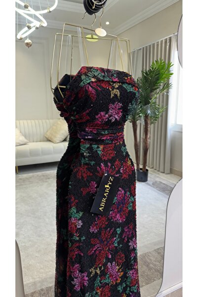 ABRARYZ Floral patterned evening dress