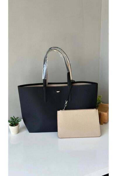 gül sezgin butik Women's Black Double-Sided Shoulder Bag