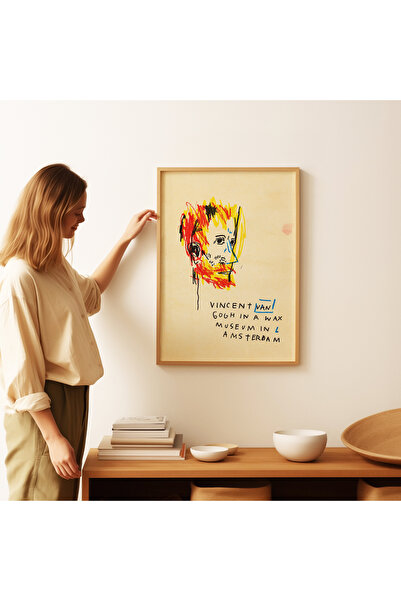 ARTHOUSECOLLECTIVE Jean-Michel Basquiat Poster - Painting Dimensions Frameless Poster