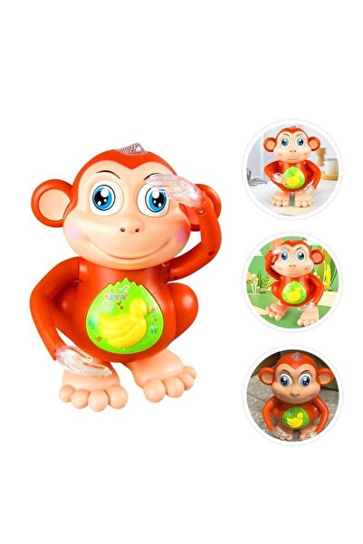Luminoo TOYS DANS EDEN KUKİLİ OYUNCAK MAYMUN SESLİ IŞIKLI PİLLİ