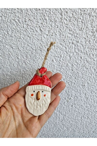 Soli Seramik Handmade Ceramic Santa Claus Christmas Tree Ornament Christmas Gift & Wall Decor Boutique Design