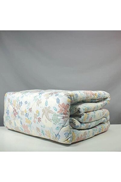 Reiashn Fig-patterned bedspread, 4 pieces, 100% cotton, summer size, single and a half