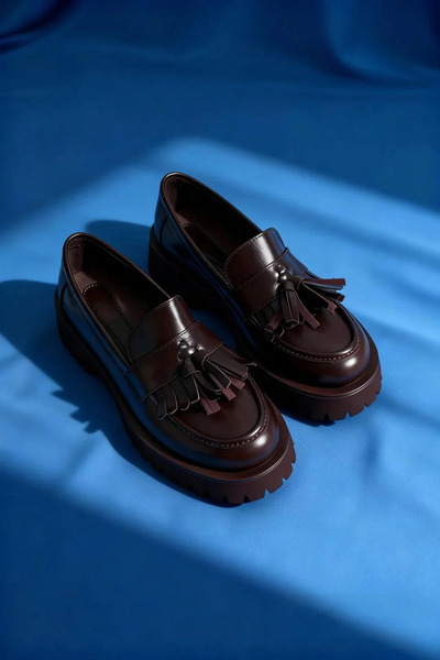 elvinshoes Alina Kadın püskülü laofer