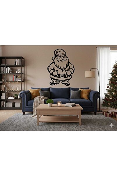 3D Yazıcı Klasik Noel Baba Duvar Dekoru