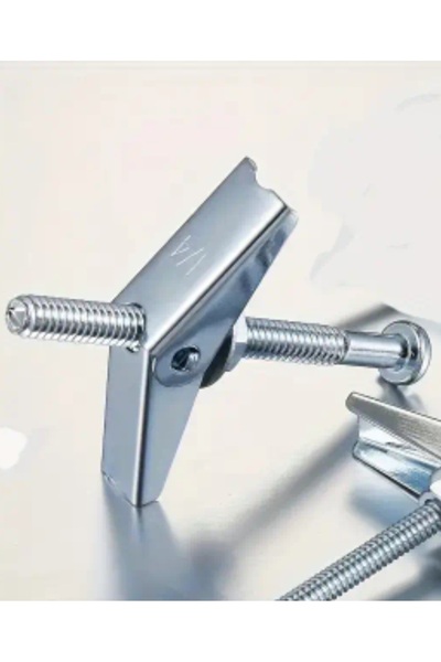 ATG Rayko 60 Adet 4x100mm Çelik Kanatlı Soketli Kelebek Alçıpan Tavan Dübeli,...