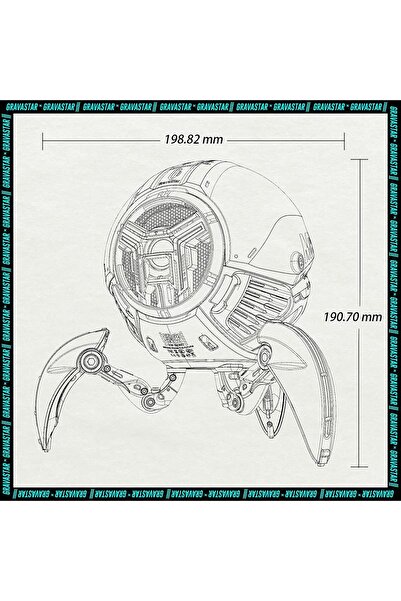 Gravastar G1 PRO_ DHG Mars Pro Blutooth Speaker Black