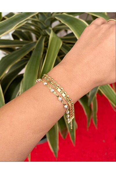 nunu takı سوار ثلاثي الصفوف بتفاصيل اللؤلؤ