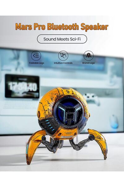 Gravastar G1 PRO_YLW Mars Pro Bluetooth Speaker Yellow