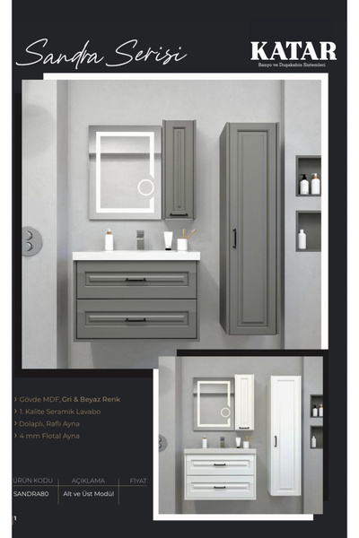 KATAR BANYO Banyo dolabı