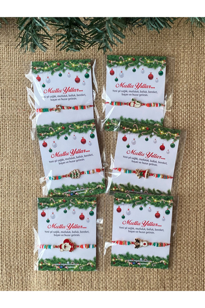 Hepsi Enteresan Six New Year's Bracelets, New Year's Gift