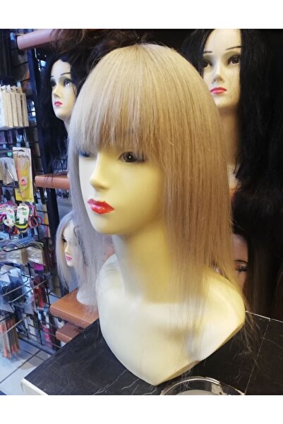 Gerçek Efsane Kahküllü küllü platin tepelik gerçek saç