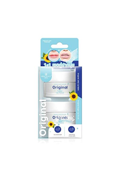 precious بريشيوس مرطب مع مقشر الشفاه بالسكر 2 في 1 التركيبة الاصلية (10 غ + 1...