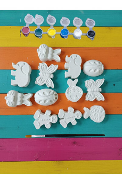 crafts tasarım atölyesi Taş Boyama ve El becerisi Geliştirme Seti ( ÇOCUK GEL...