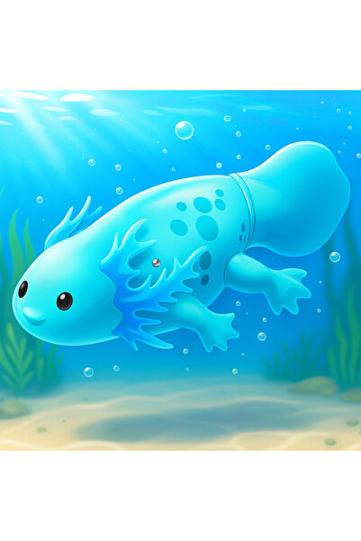 Fillikutum Pets Alive Yüzme Axolotl Serisi 1 – Su İçinde Yüzen Oyuncak Axolot...