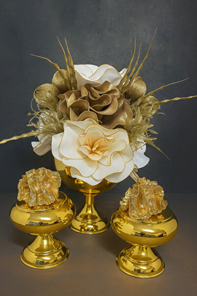 essacraft GOLD LÜKS 3 PARÇA ARANJMAN SET