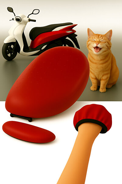 lawrenceshop Κάλυμμα σέλας Kanuni Reha 250 Συμβατό κόκκινο αδιάβροχο αδιάβροχο