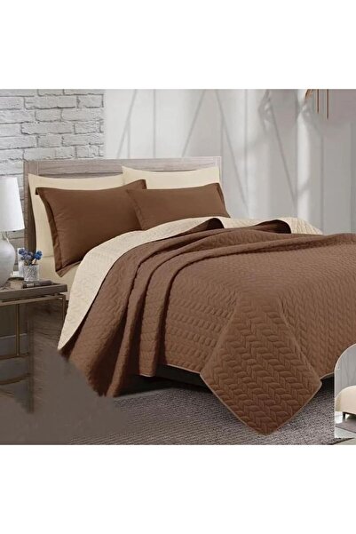 Reiashn Logan Plain Brown Summer Double Compressed Bedspread