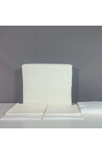 Reiashn Logan Plain Light Off-White Summer Double Compressed Bedspread