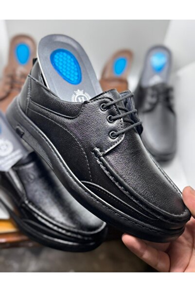 SNR Men's Lace-Up Shoes Adult Shoes Elderly Shoes Dad Shoes Orthopedic Lightweight Stitched