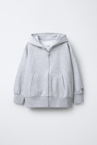 zeyderkids Unisex Çocuk Fermuarli Kapüşonlu Hırka