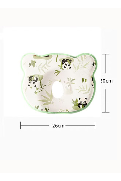 Generic Baby Neck Support Pillow, Baby Head Shaping Pillow, Memory Foam Core, Anti-Flat Head Correction