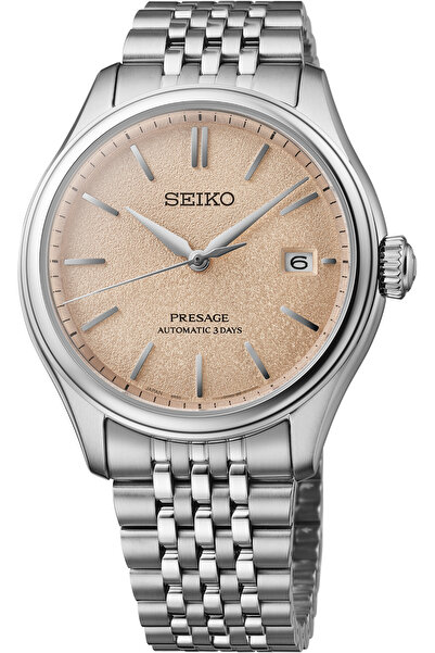 Seiko ساعة يد رجالية أوتوماتيكية من بريساج طراز SPB467J