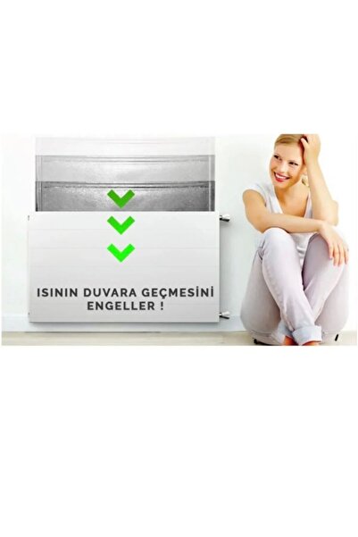 Ankaflex 8 Adet Petek Arkası Isı Yalıtım Levhası Alüminyum Folyo 8 Radyatör Arkalığı