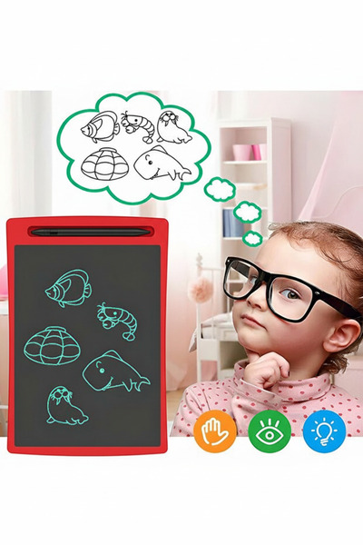 OEM Red Panel LCD Graphics Tablet Creativity Drawing and Digital Notes