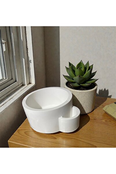 Tudi Home Çift Hazneli Modern Kase, Saksı, Dekor Kase