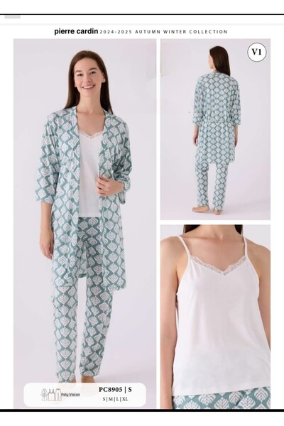 Pierre Cardin Women's Long Sleeve Pajama Set
